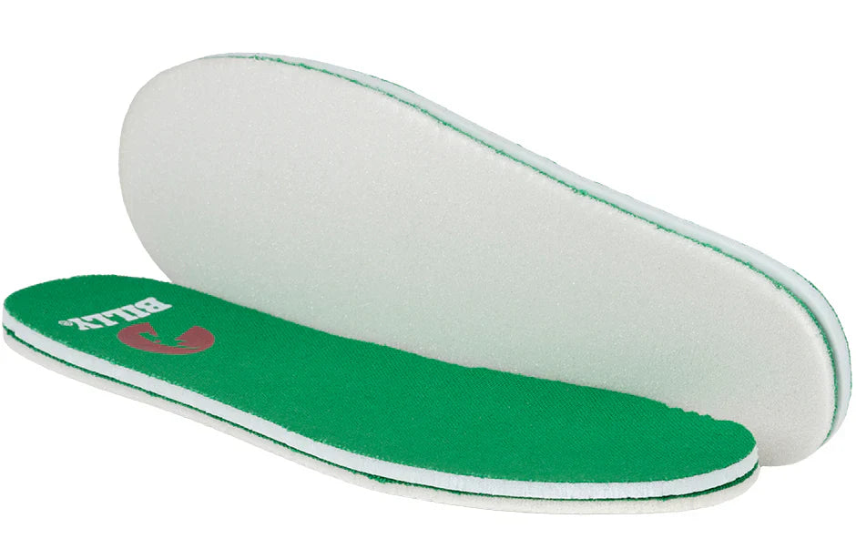 Billy Footwear (Toddlers) - Green/White CS Canvas Shoes feature removable green and white insoles, highlighting their adaptive design for easy accessibility and comfort.