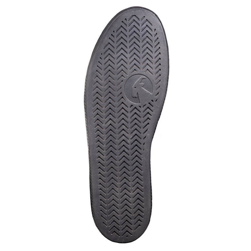 Close-up of the Men's Green Camo BILLY Classic Lace Highs' rubber sole, highlighting the textured grip and durable design.