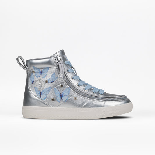 Kids - Silver Butterfly BILLY Classic Lace High